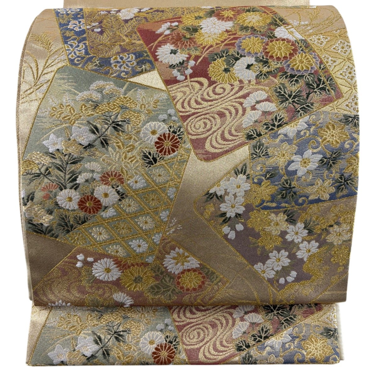 むーさん専用 2点おまとめ 袋帯  銀色  青海波  銀糸  六通 美品】 袋帯 逸品 横山大観 落款あり 朝陽霊峰 雲海 銀糸 箔 銀色 六通