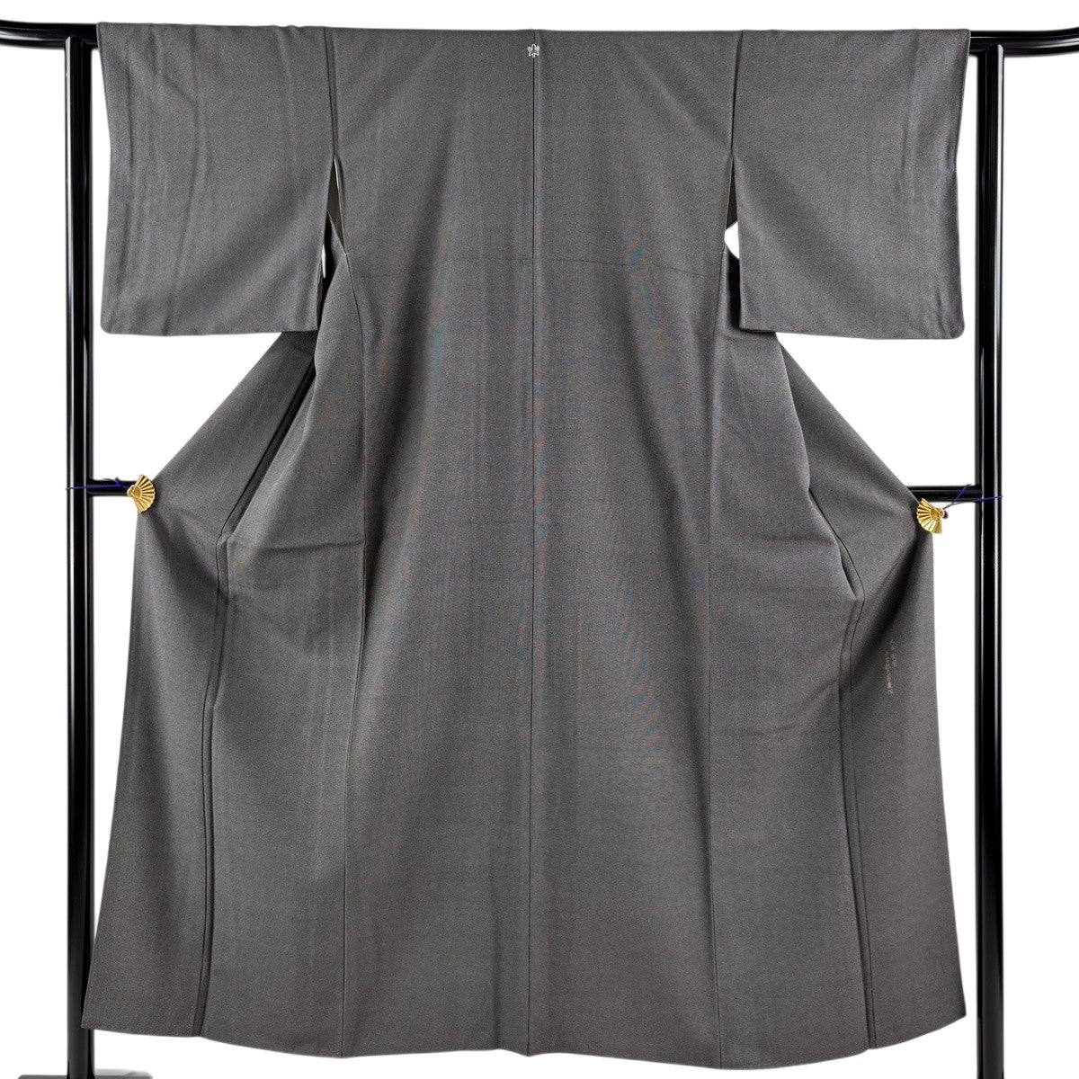 美品】 江戸小紋 身丈151cm 裄丈61.5cm S 袷 落款あり 角通し 墨色
