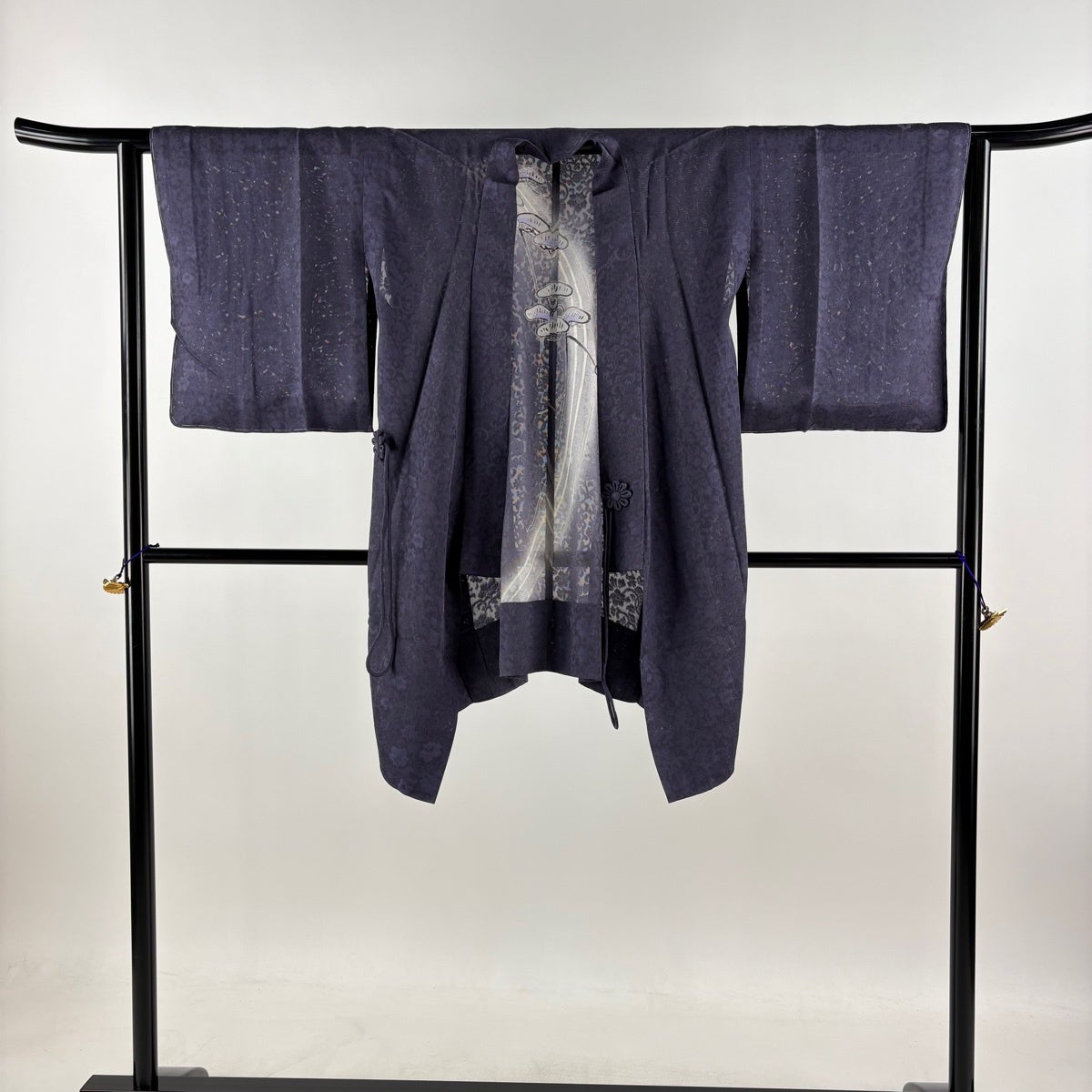 美品】 道中着 身丈90.5cm 裄丈63cm S 和装コート 着物衿 加賀友禅
