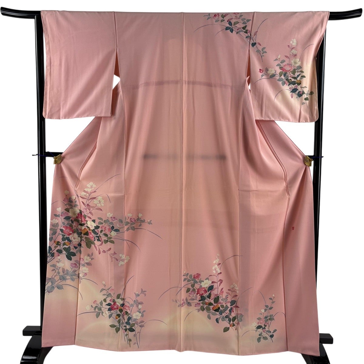訪問着 身丈166cm 裄丈64cm 正絹 秀品 【】 美品】 訪問着 身丈166cm