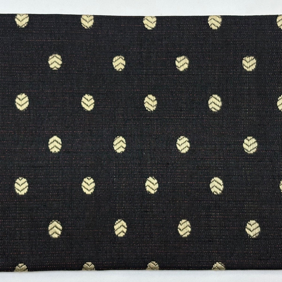 美品】 名古屋帯 名品 幾何学 箔 墨色 正絹｜中古・古着・リサイクル