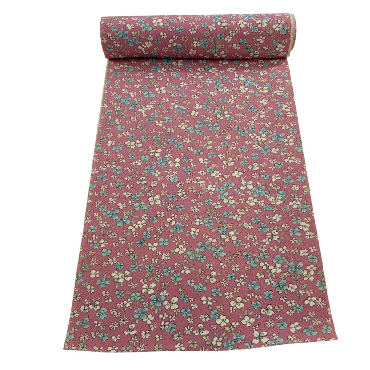 紬 美品 秀品 167cm 68cm 正絹 【中古】 反物 秀品 紬 縞 青灰色 正絹｜中古・古着・リサイクル着物通販