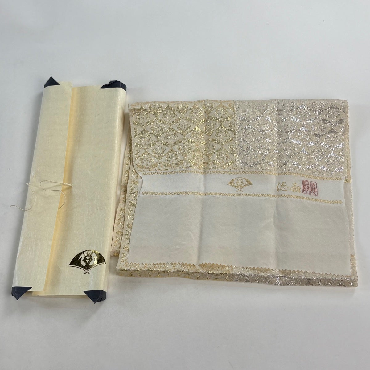 美品】和装セット 逸品 藤林徳扇「華」小物セット 帯締め 帯揚げ 重ね