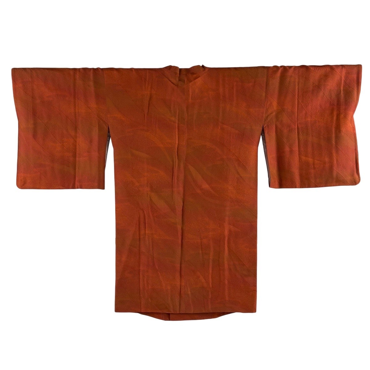 【美品】 道行 身丈94cm 裄丈68cm 正絹 秀品 【中古】 道行 身丈105cm 裄丈69cm L 和装コート 都衿 幾何学 地紋 灰紫 正絹 美