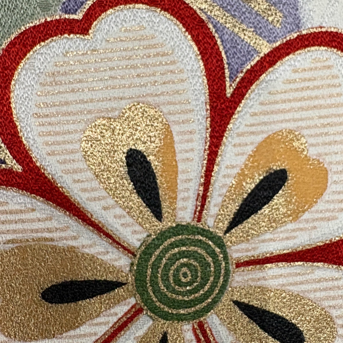 振袖 身丈162cm 裄丈67.5cm L 袷 桜 蝶 金彩 染め分け 赤 正絹 秀品