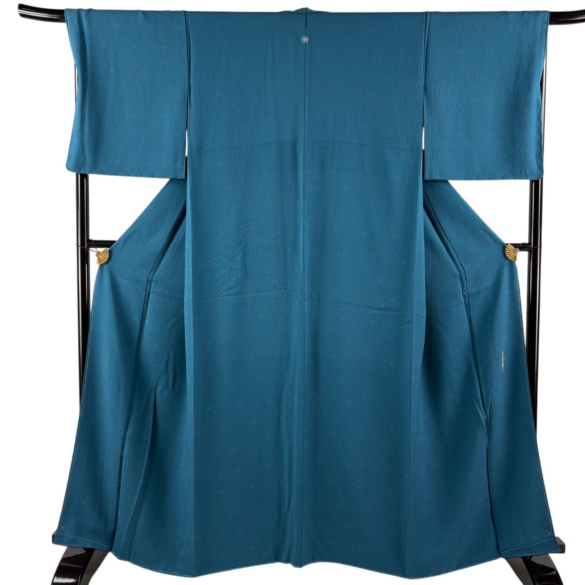 色無地 身丈166.5cm 裄丈69cm L 袷 地紋 縮緬 ピンク 正絹 逸品｜中古