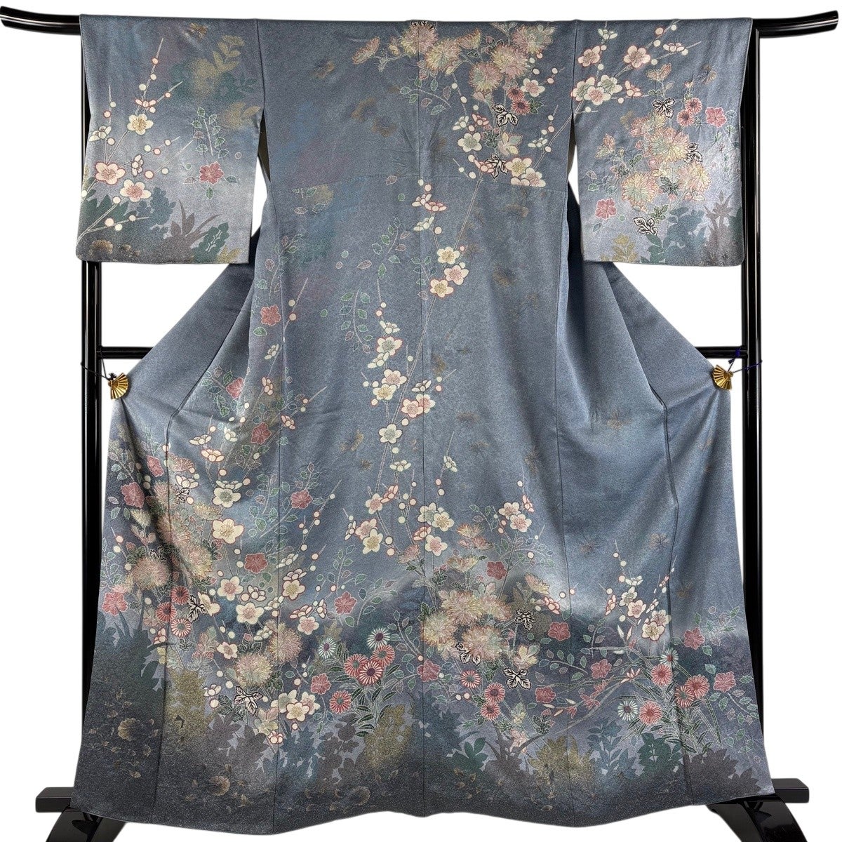 訪問着 秀品 身丈161cm 裄丈65cm 正絹 【中古】 美品】 訪問着 身丈161.5cm 裄丈65cm 正絹 秀品 【中古】の通販 by