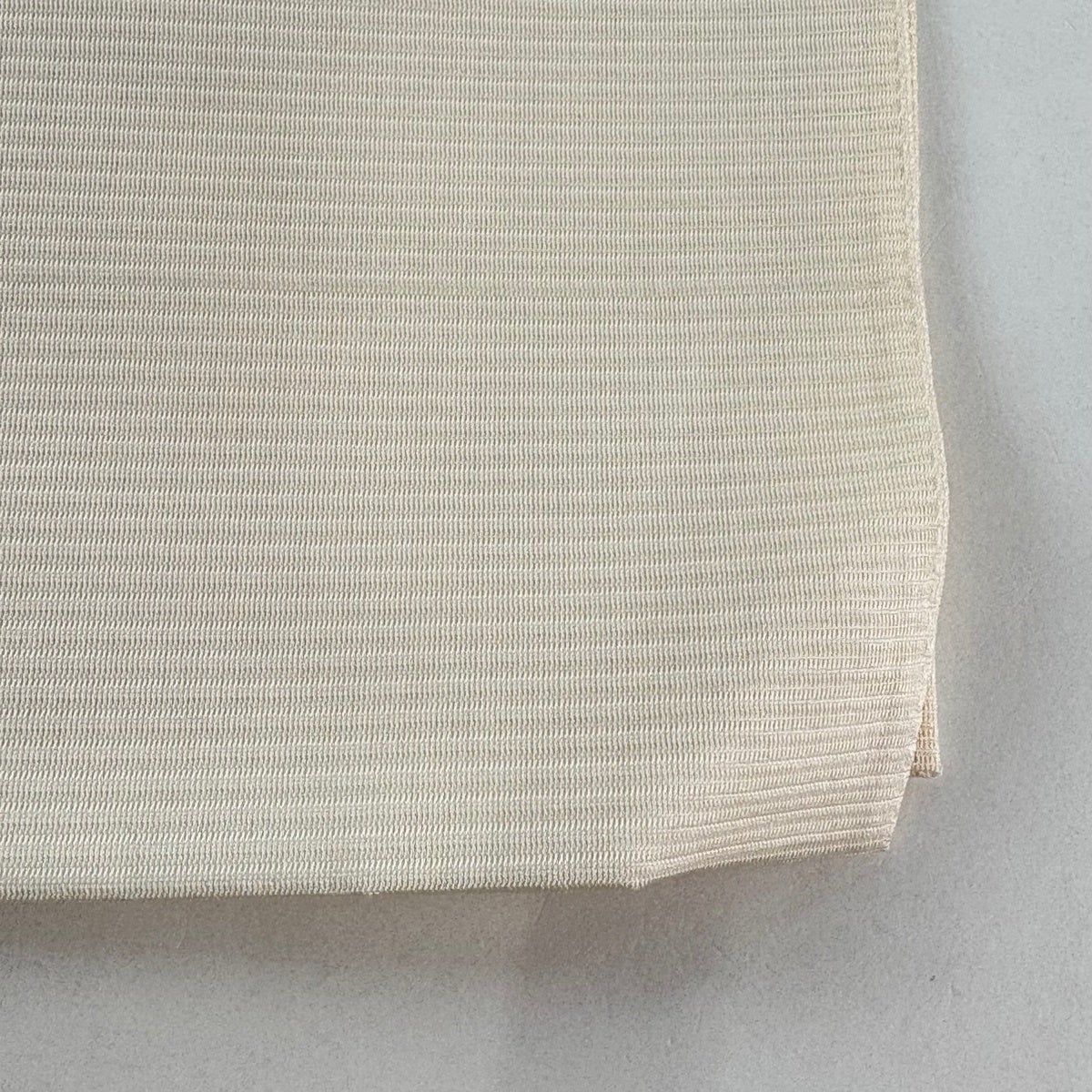 袋帯 秀品 夏帯 松 菊 金銀糸 クリーム 六通 正絹｜中古・古着