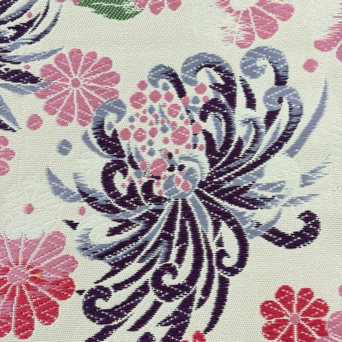 美品】 振袖 身丈160cm 裄丈66cm M 袷 袋帯フルセット 草花 箔 ぼかし