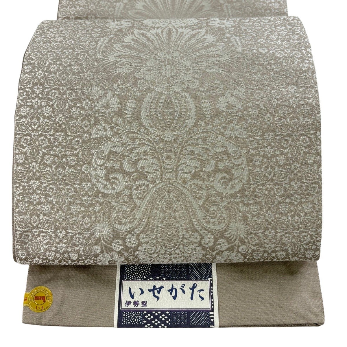 袋帯 名品 葡萄唐草 黒 六通 正絹｜中古・古着・リサイクル着物通販