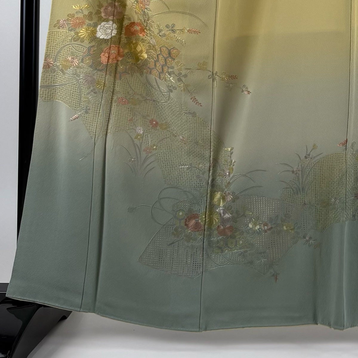 訪問着 美品 名品 身丈163.5cm 裄丈68cm 正絹 【中古】 美品】 訪問着 身丈163cm 裄丈68cm 正絹 逸品 【中古】の通販 by