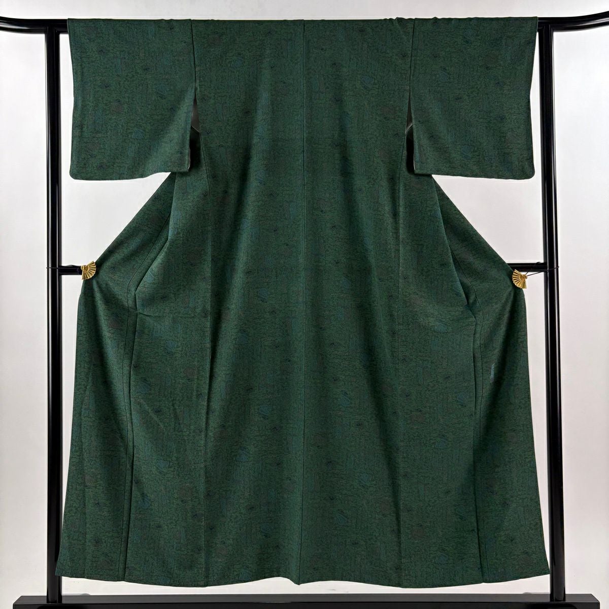 江戸小紋 身丈159.5cm 裄丈64.5cm 正絹 秀品 【中古】 江戸小紋 身丈159cm 裄丈64.5cm M 袷 万筋 灰色 正絹 秀品｜中古・古着