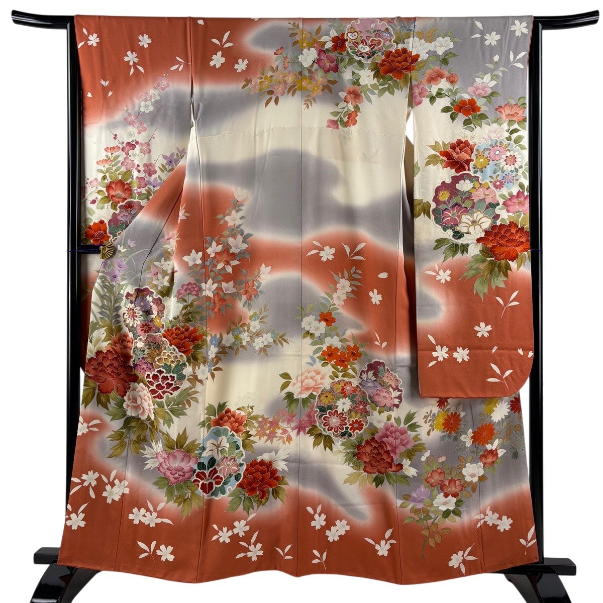 【美品】 振袖 身丈154cm 裄丈65cm 正絹 秀品 【中古】 振袖 身丈157cm 裄丈65cm 正絹 秀品 【中古】の通販 by バイセル