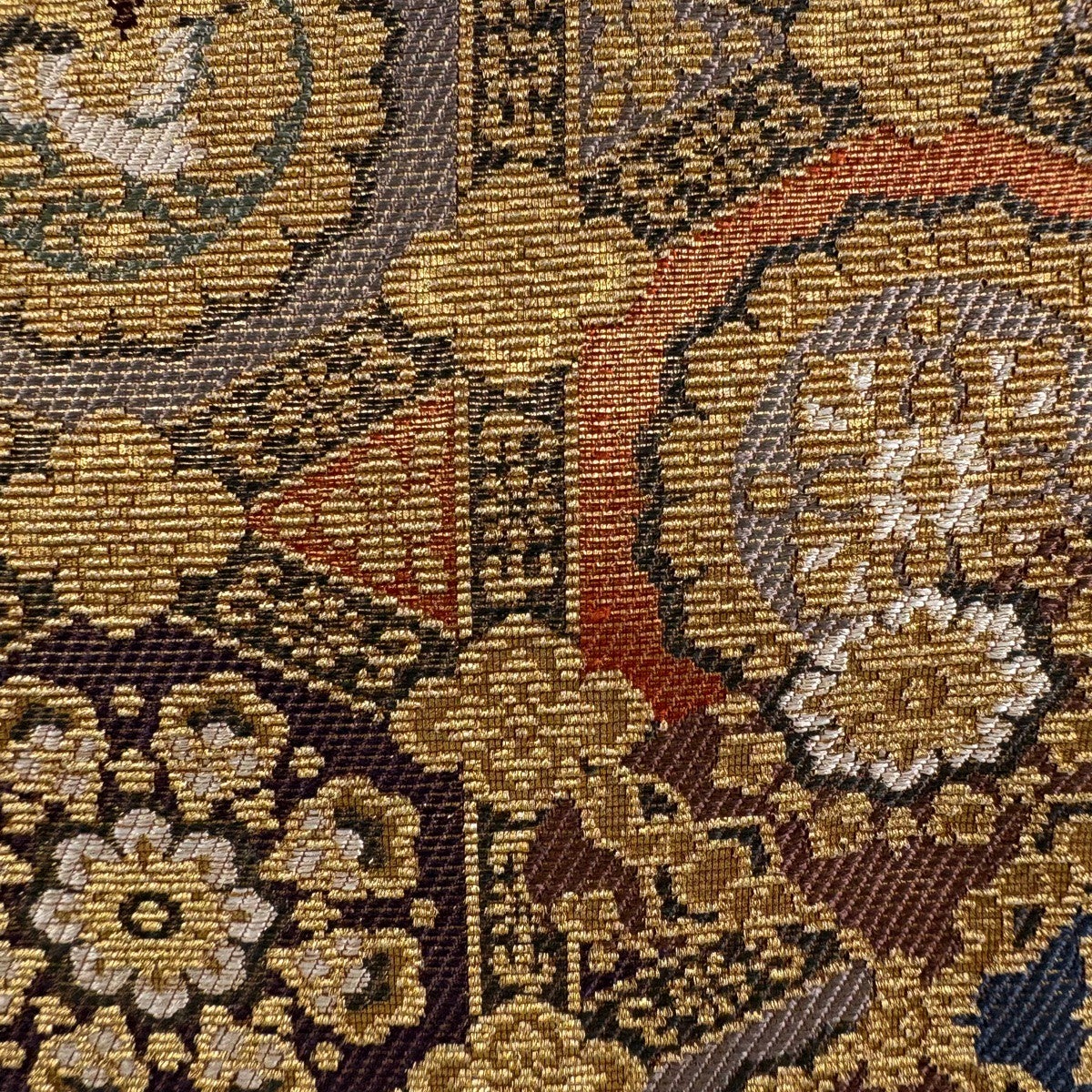 袋帯 名品 華文 立涌 金糸 金色 六通 正絹｜中古・古着・リサイクル