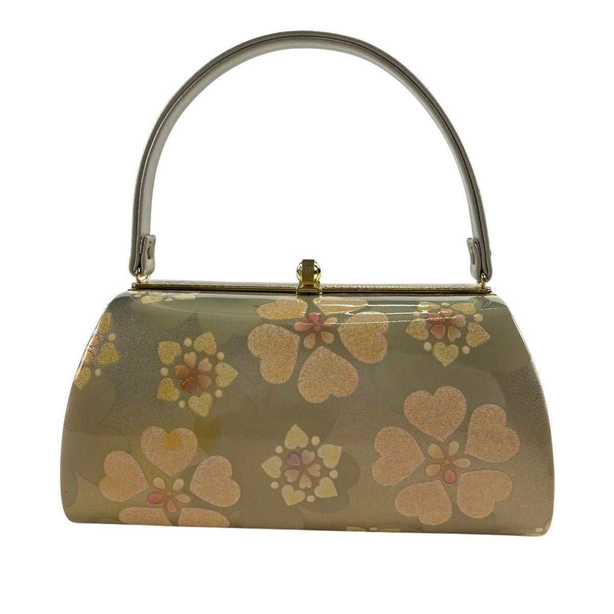 専用　和装バッグ 逸品 OKAJIMA 華文 花唐草 縮緬 皇室 50%OFF 和装バッグ 逸品 OKAJIMA セミフォーマル 象 草花 金彩 縮緬