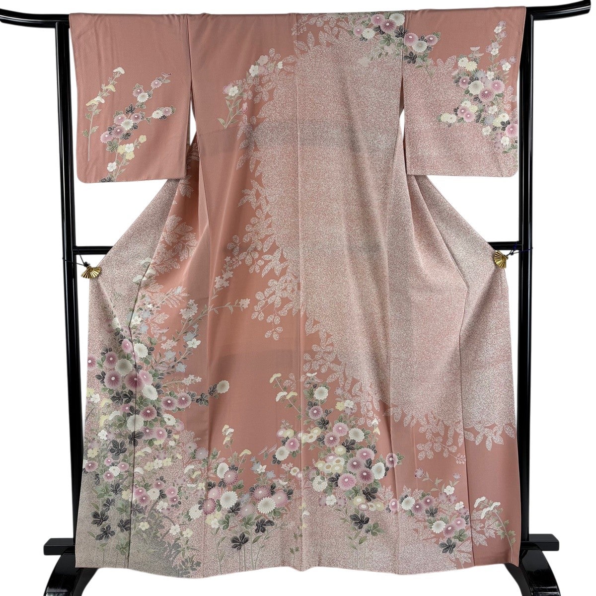 訪問着 身丈158cm 裄丈65.5cm 正絹 美品 名品 【中古】 美品】 訪問着 身丈158cm 裄丈67.5cm 正絹 名品 【中古】の通販 by