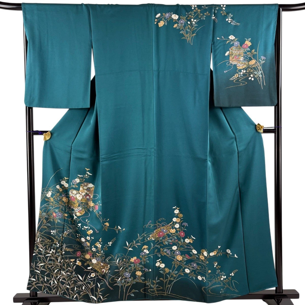 訪問着 身丈164.5cm 裄丈71cm 正絹 秀品 訪問着 身丈164cm 裄