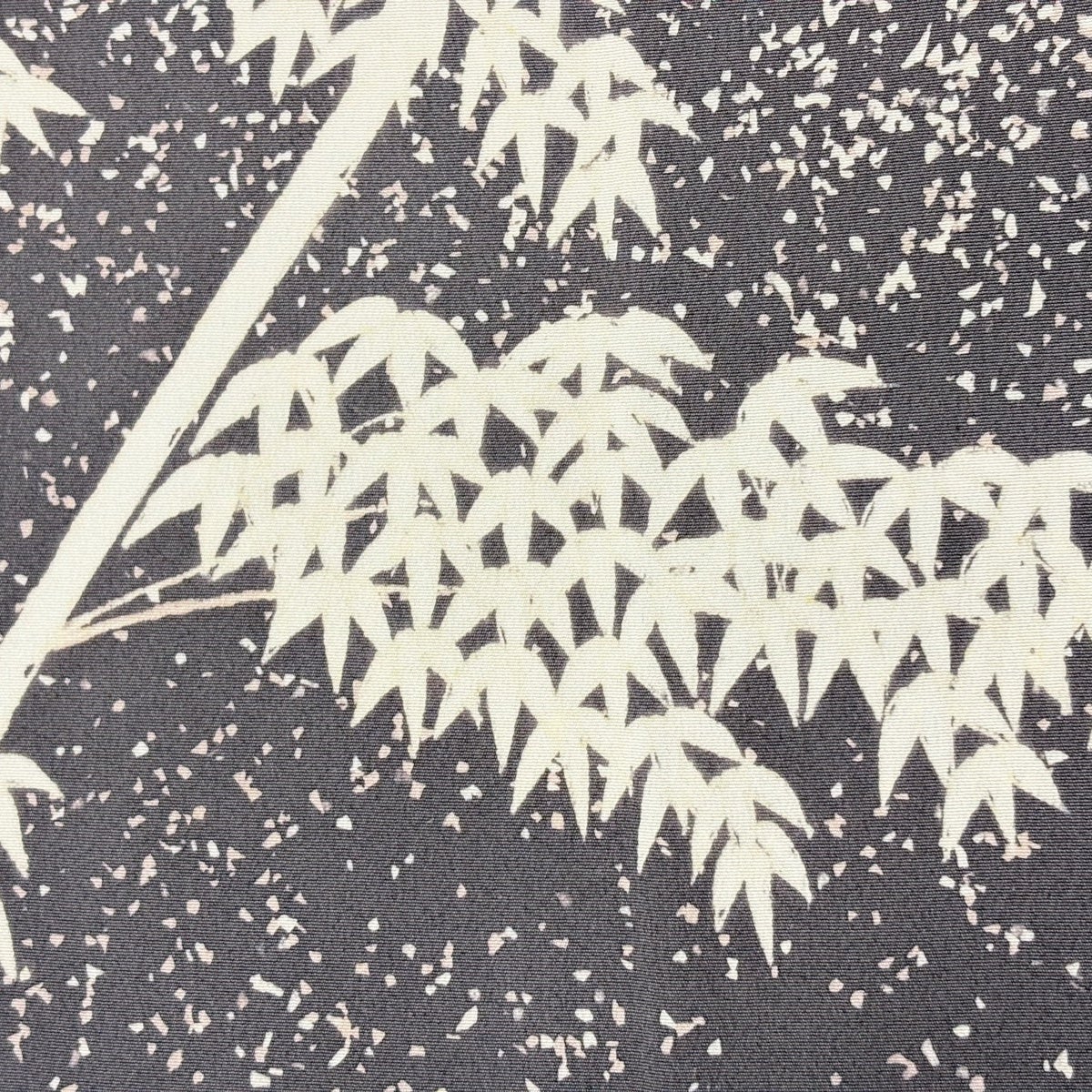 美品】 訪問着 身丈158cm 裄丈63cm S 袷 落款あり 竹 灰色 正絹 名品