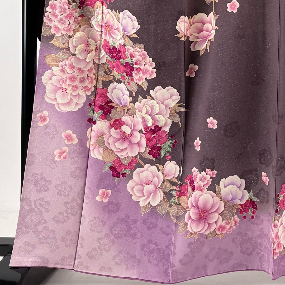 30%OFF 振袖 身丈162cm 裄丈64cm M 袷 hiromichi nakano 落款あり 枝花