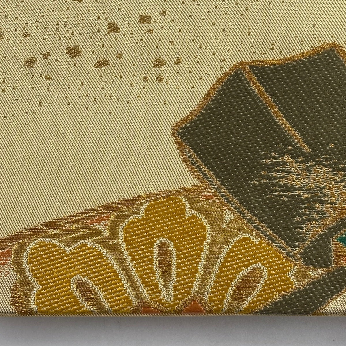 袋帯 秀品 華文 鳥 金糸 箔 金色 六通 正絹｜中古・古着・リサイクル