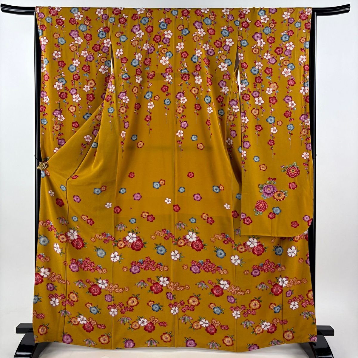 【美品】 振袖 身丈154cm 裄丈68cm 正絹 名品 【中古】 美品】 振袖 身丈154cm 裄丈68.5cm 正絹 名品 【中古】の通販 by