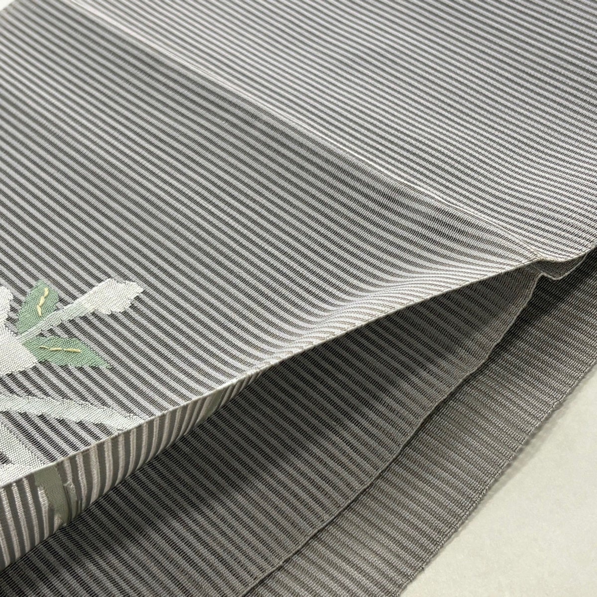 名古屋帯 秀品 夏帯 絽 八寸名古屋帯 松葉仕立て トンネル仕立て 桔梗