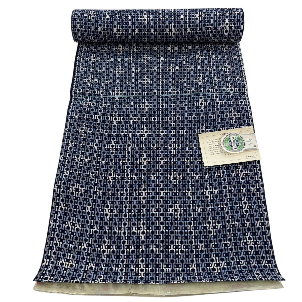 反物 優品 浴衣 Kansai 菖蒲 青紫 綿｜中古・古着・リサイクル着物通販