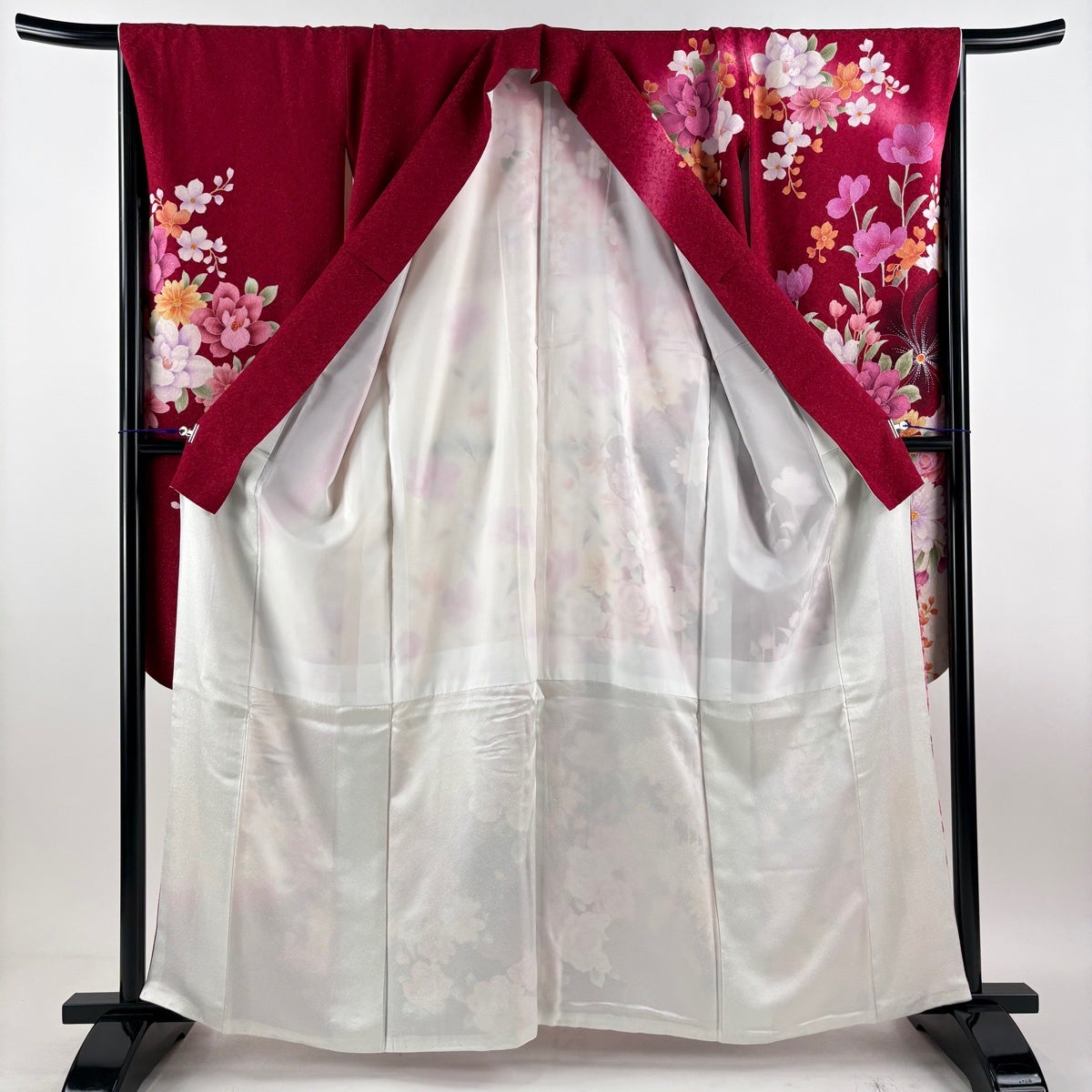 【美品】 振袖 身丈160cm 裄丈69cm 正絹 名品 【中古】 振袖 身丈166cm 裄丈69cm 正絹 名品 【中古】の通販 by バイセル
