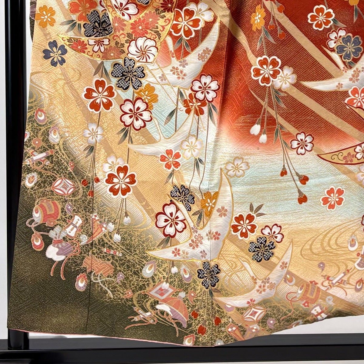 【美品】 振袖 身丈154cm 裄丈65cm 正絹 秀品 【中古】 振袖 身丈157cm 裄丈65cm 正絹 秀品 【中古】の通販 by バイセル