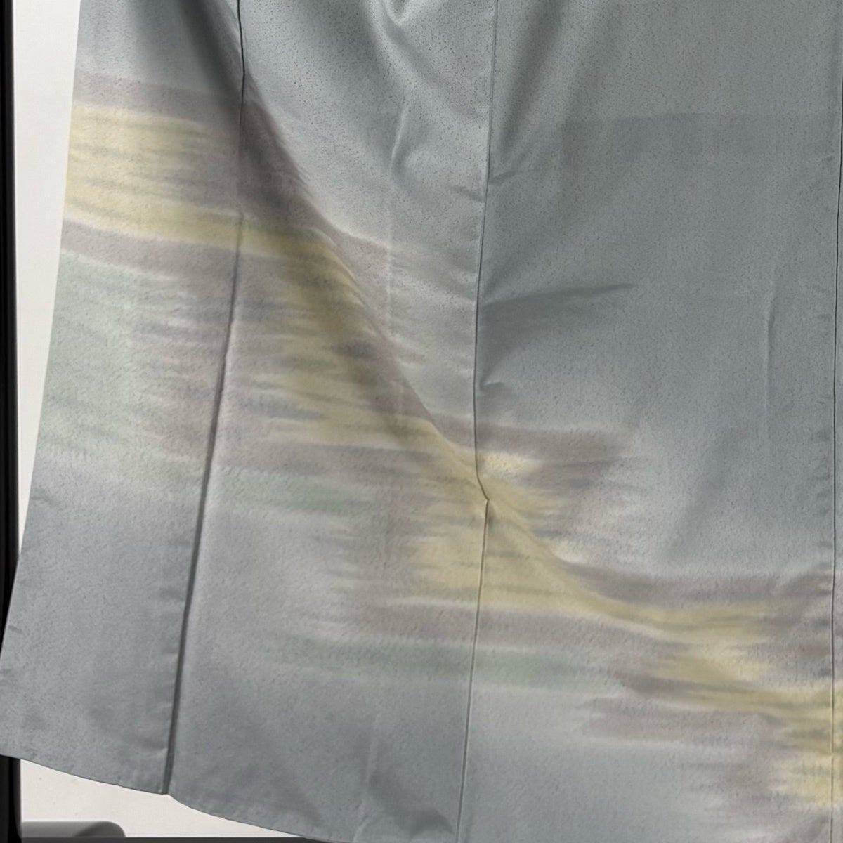 美品】 付下げ 身丈155.5cm 裄丈62.5cm S 袷 大島紬地 薩摩結城 落款