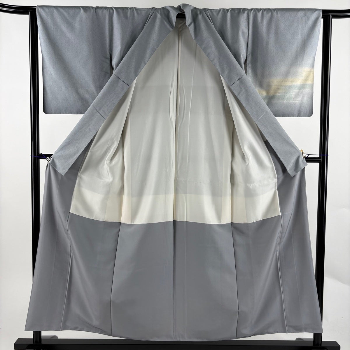 美品】 付下げ 身丈155.5cm 裄丈62.5cm S 袷 大島紬地 薩摩結城 落款