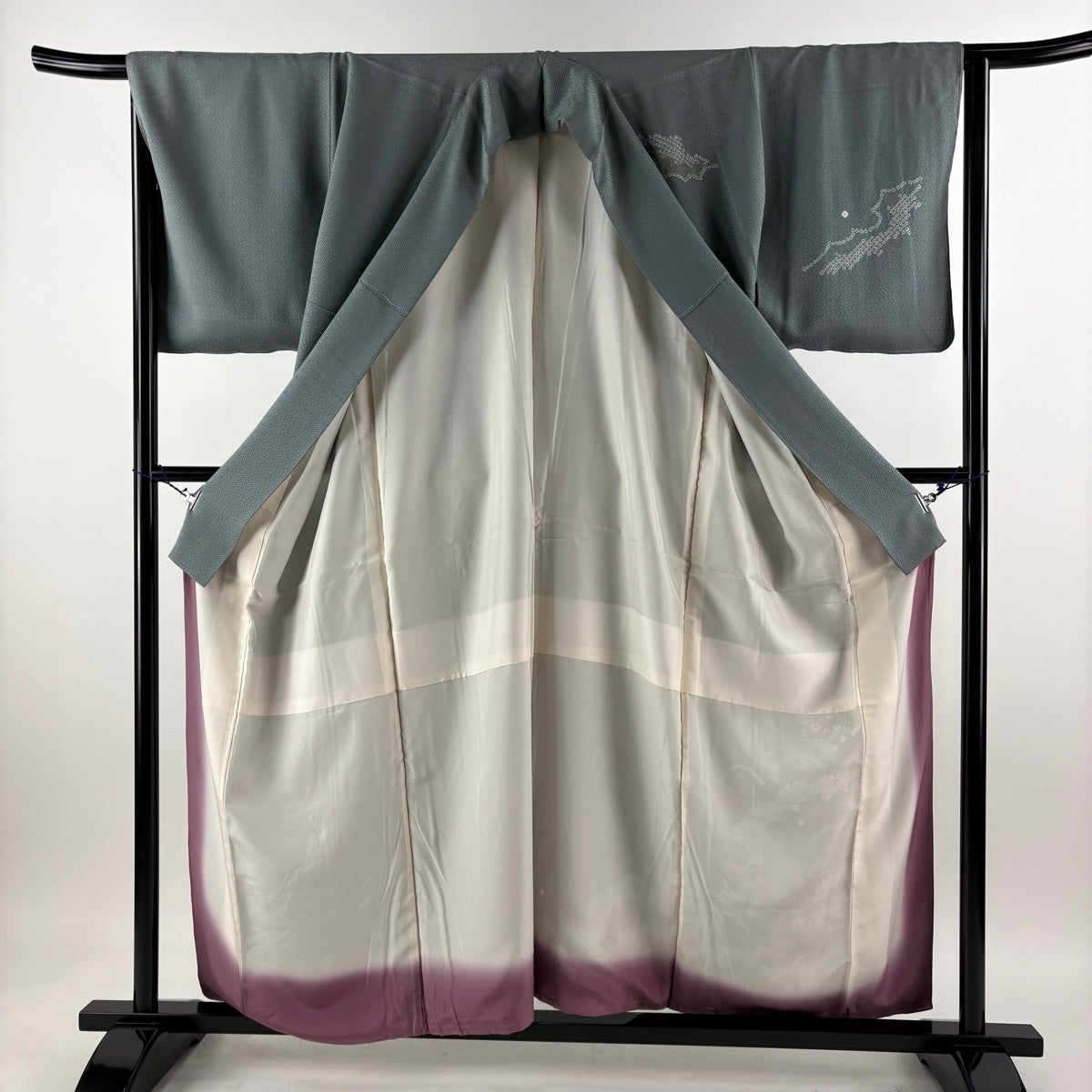 付下げ 身丈158cm 裄丈67cm 正絹 逸品 【中古】 訪問着 身丈158cm 裄67cm レディース 袷 鳥柄 裄長 裄Lサイズ 秋冬春用