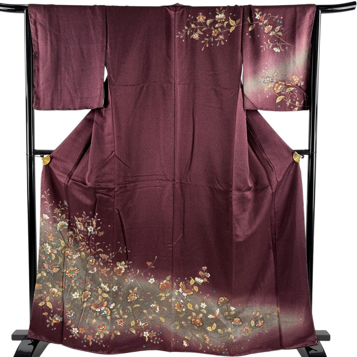 【美品】 訪問着 身丈163.5cm 裄丈66cm 正絹 秀品 【中古】 訪問着 身丈166.5cm 裄丈65cm 正絹 名品 【中古】の通販 by バイセル