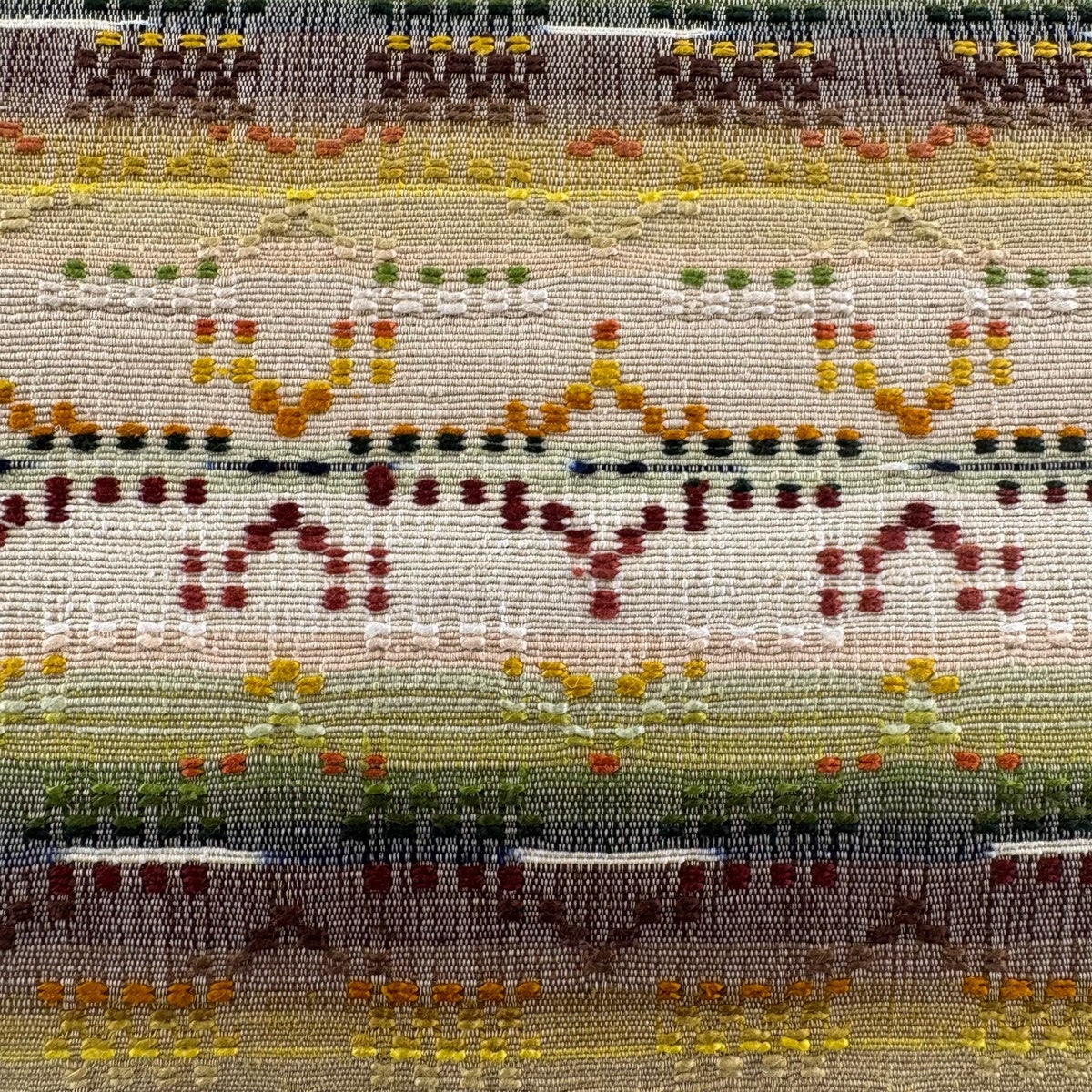 美品】 名古屋帯 逸品 落款あり 証紙あり 八寸名古屋帯 首里花織 新島