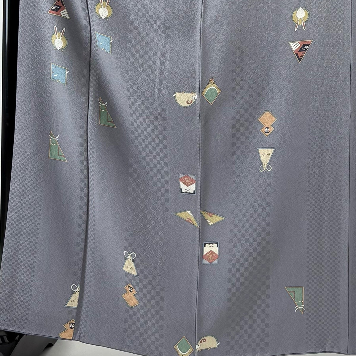 【美品】 小紋 身丈163cm 裄丈64.5cm 正絹 秀品 【中古】 美品】 小紋 身丈163.5cm 裄丈64cm 正絹 秀品 【中古】の通販 by