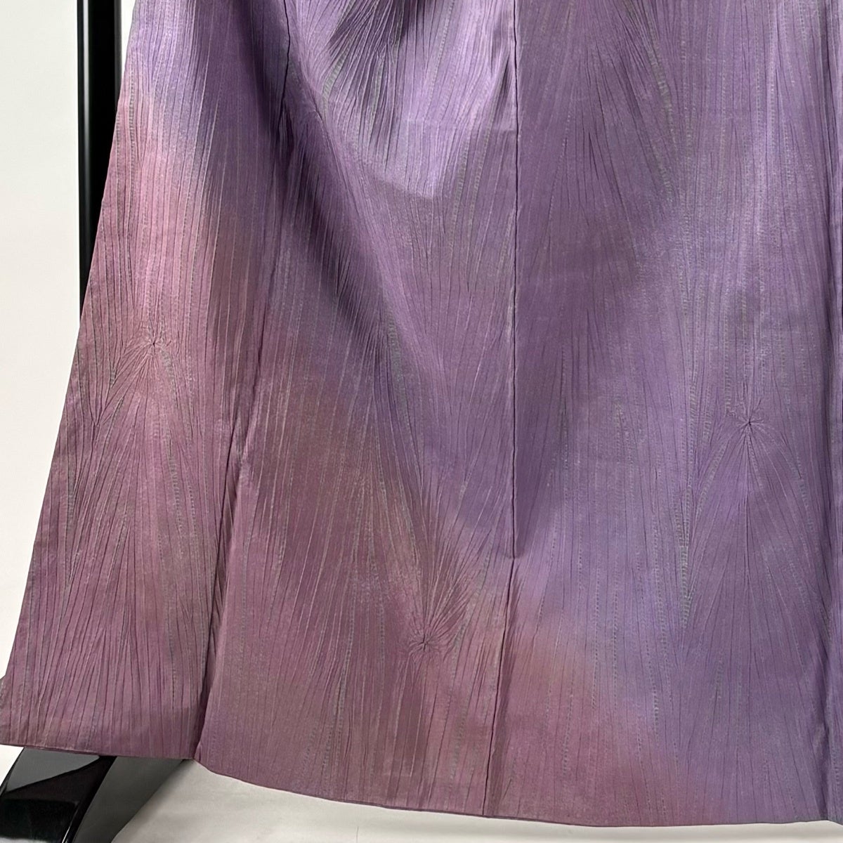 美品】 付下げ 身丈165cm 裄丈67cm M 袷 大島紬地 証紙あり 幾何学