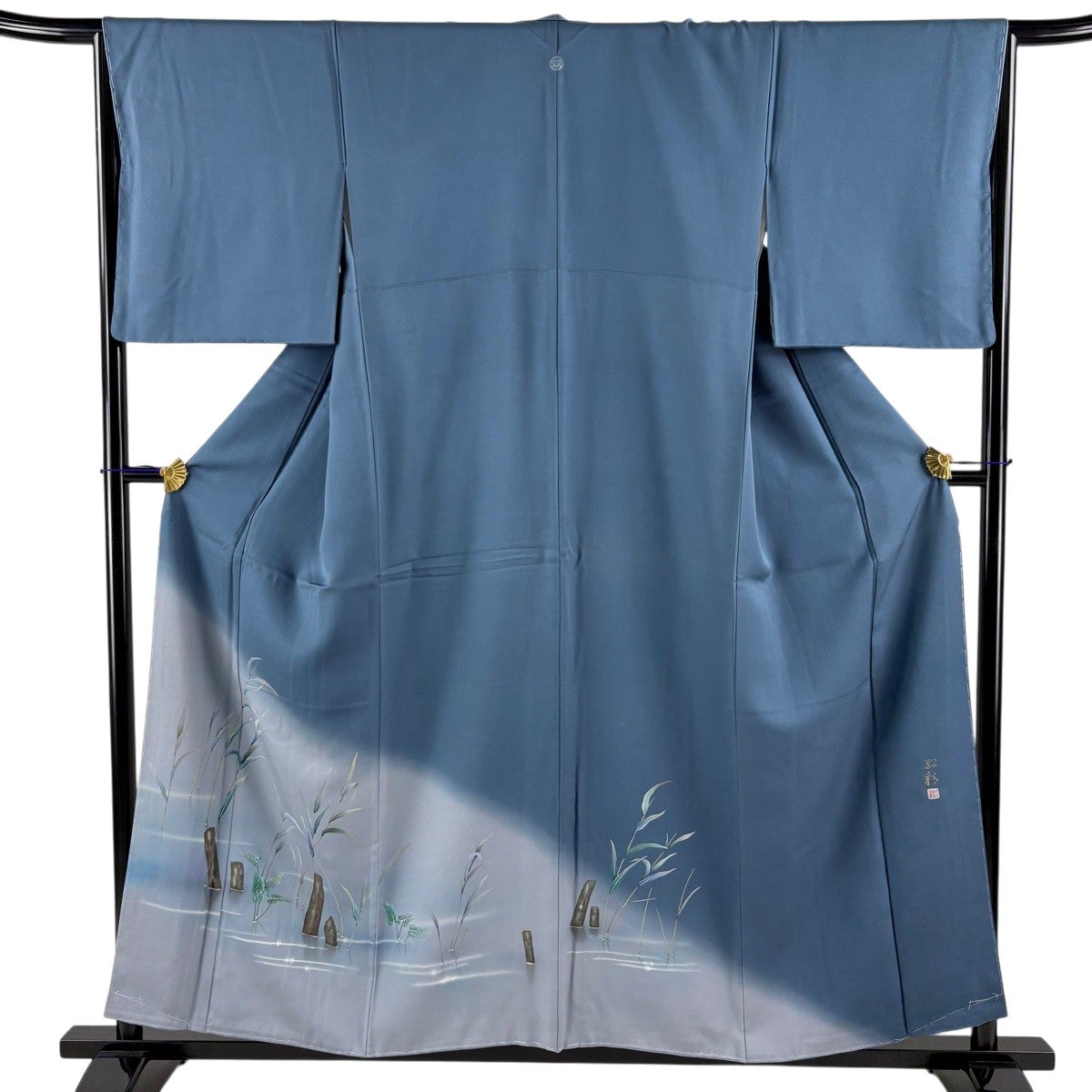 水着/浴衣 平和屋着物○上質な紬 色無地 梅染色 正絹 逸品 AABH3063ph