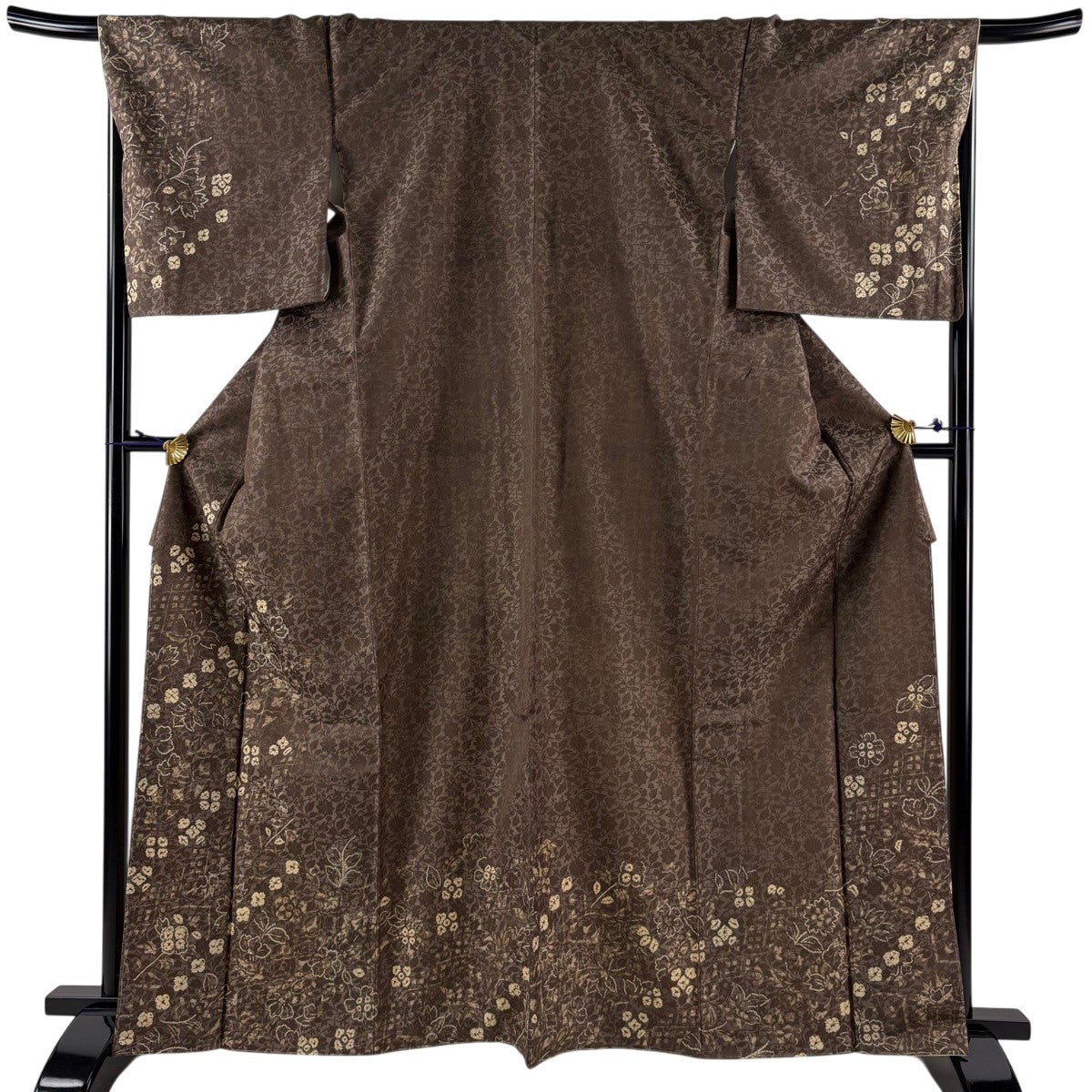 振袖 身丈165cm 裄丈68.5cm 正絹 秀品 【中古】 振袖 身丈167.5cm 裄丈68.5cm L 袷 赤紫 正絹 秀品｜中古・古着