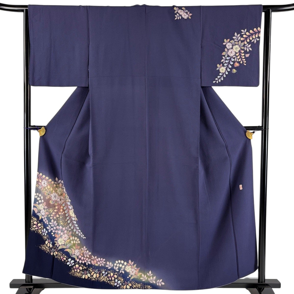 平紬 訪問着 袷 翠山工房 手染 黄ベージュ 霞 裄67 Ｍ 中古 sn1208 着物 翠山工房｜バイセルオンライン 中古・リサイクル着物【公式】通販
