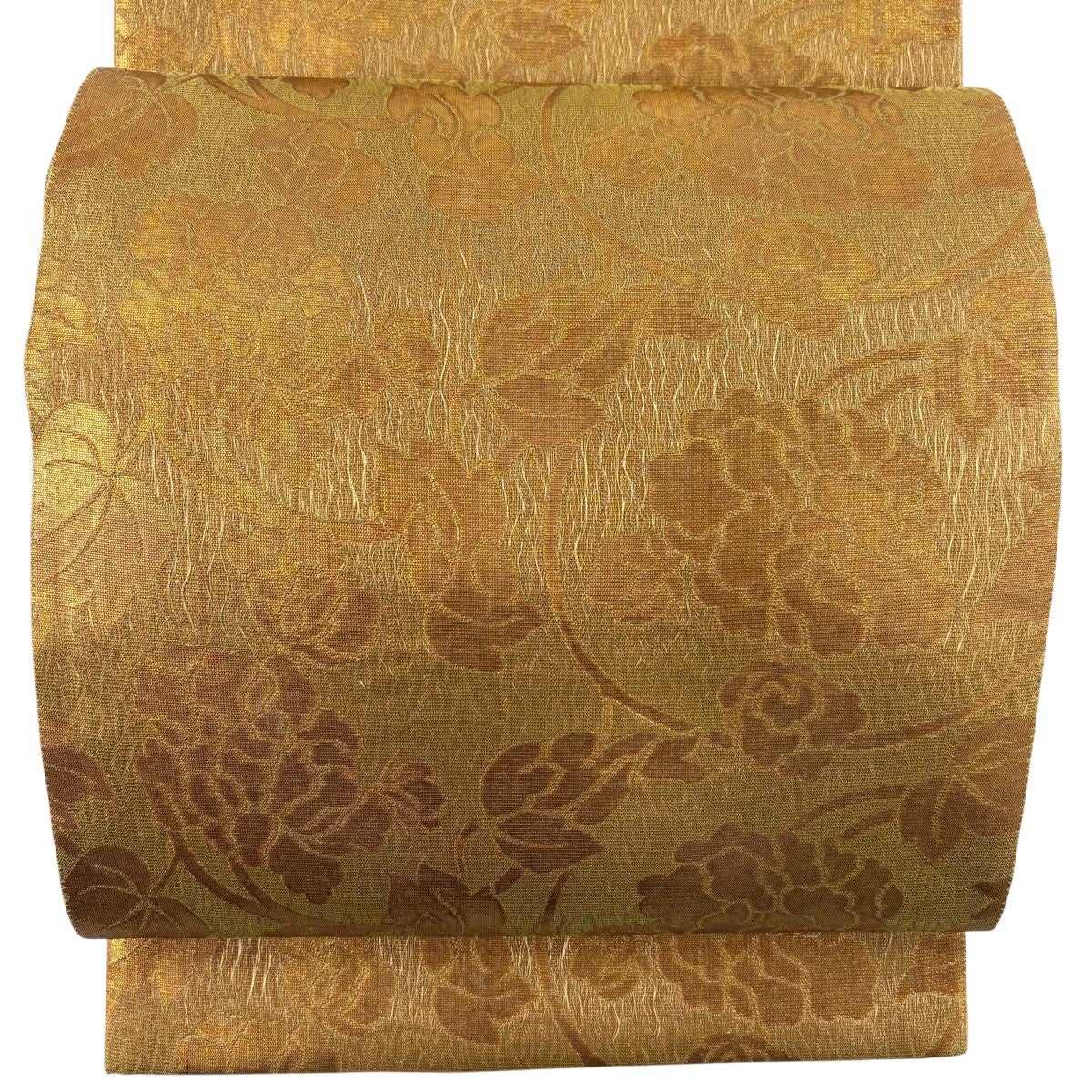 50%OFF 【美品】 袋帯 秀品 花唐草 箔 金色 六通 正絹 K50｜中古・古着