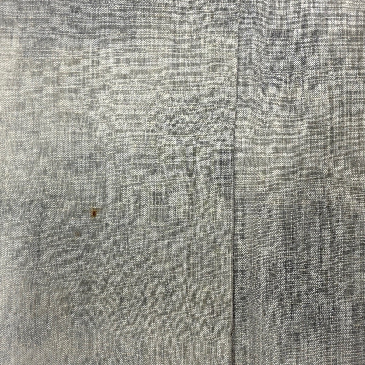 紬 身丈167.5cm 裄丈66cm M 袷 雪輪 草花 灰色 正絹 秀品｜中古・古着