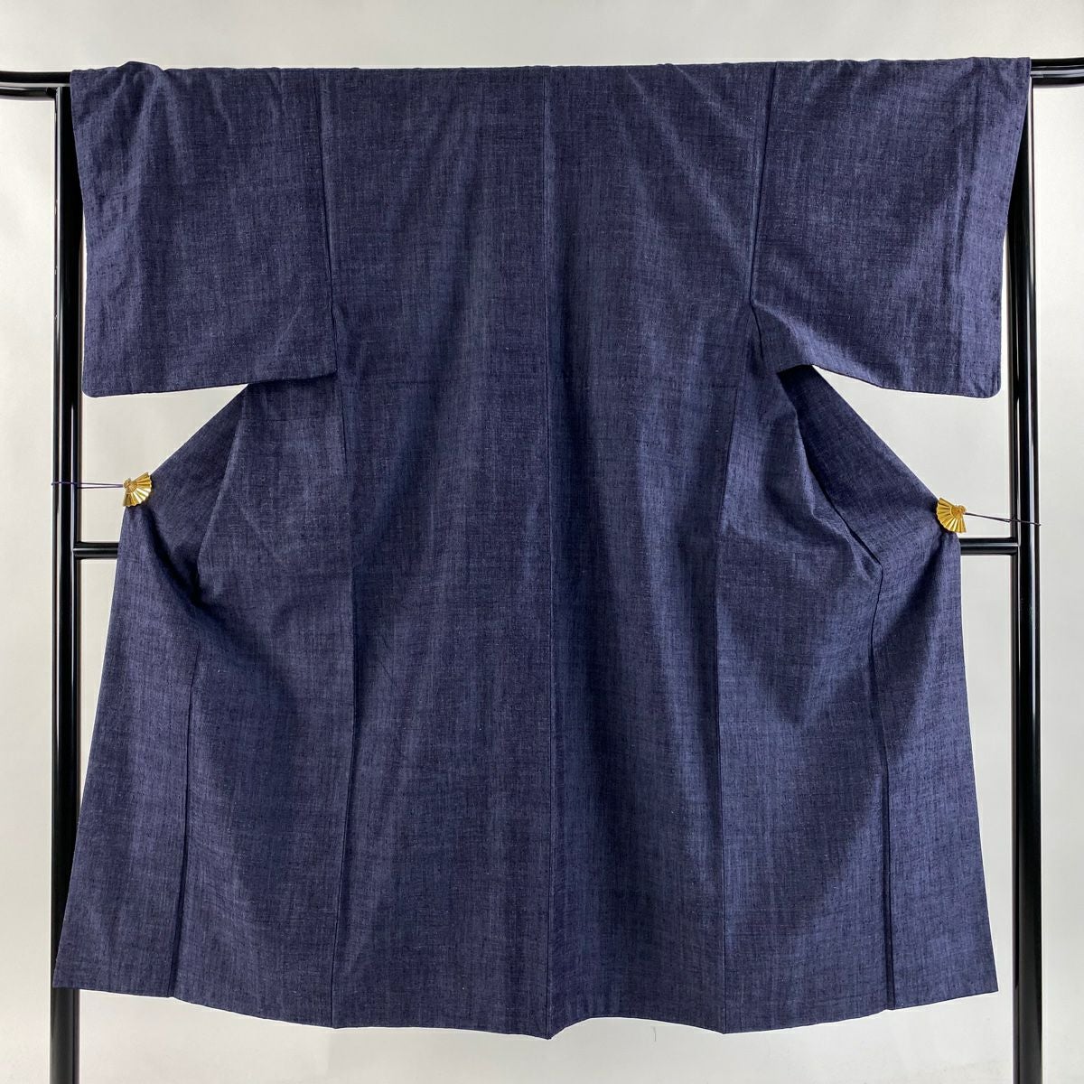 在庫一掃】 男着物 身丈136.5cm 裄丈65.5cm S 袷 アンサンブル 結城紬