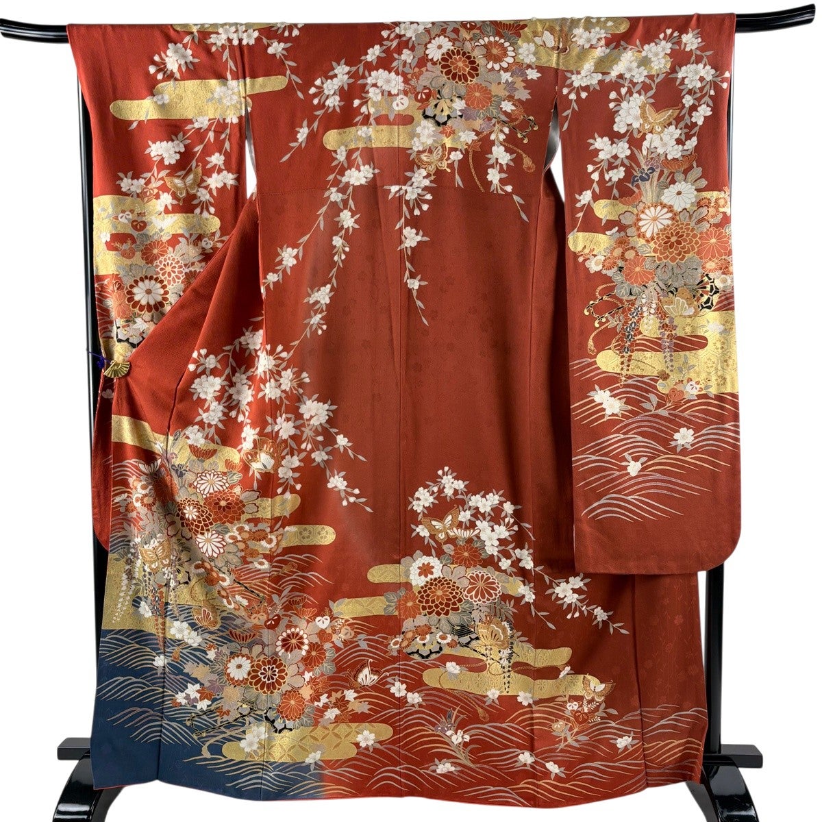 【美品】 振袖 身丈173cm 裄丈69cm 正絹 秀品 【中古】 振袖 身丈168cm 裄丈69cm 正絹 秀品 【中古】の通販 by バイセル