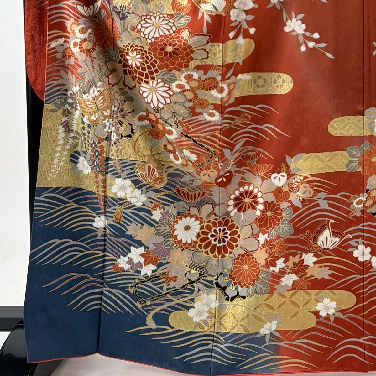振袖 名品 身丈165.5cm 裄丈67cm 正絹 【中古】 訪問着 身丈168.5cm 裄丈67.5cm 正絹 名品 中古 振袖 身丈165cm 裄