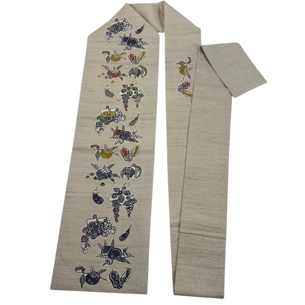 美品】 大島紬 身丈168.5cm 裄丈66cm M 袷 名古屋帯セット 証紙あり