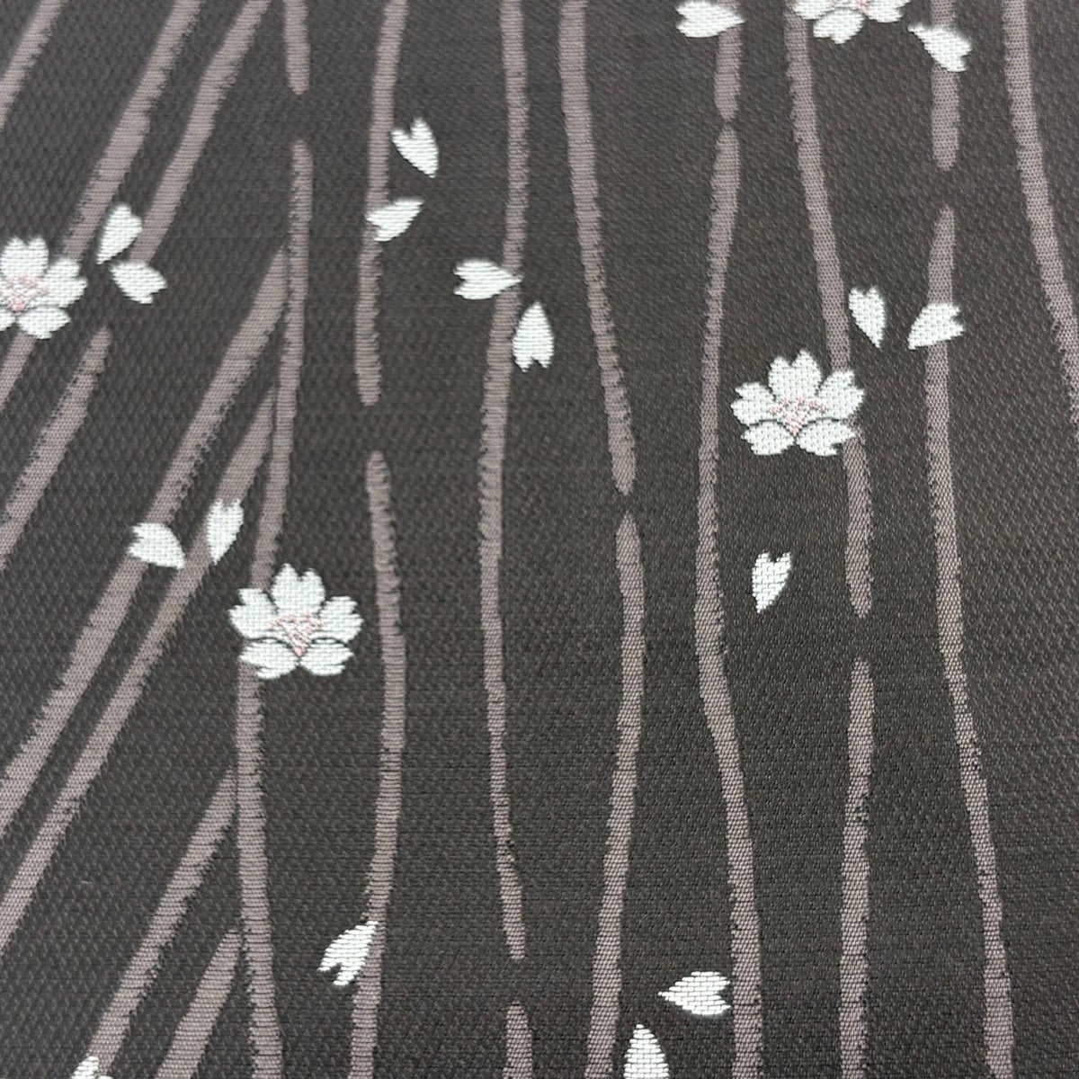 美品】 名古屋帯 優品 松葉仕立て 八寸名古屋帯 やまと 草花 幾何学
