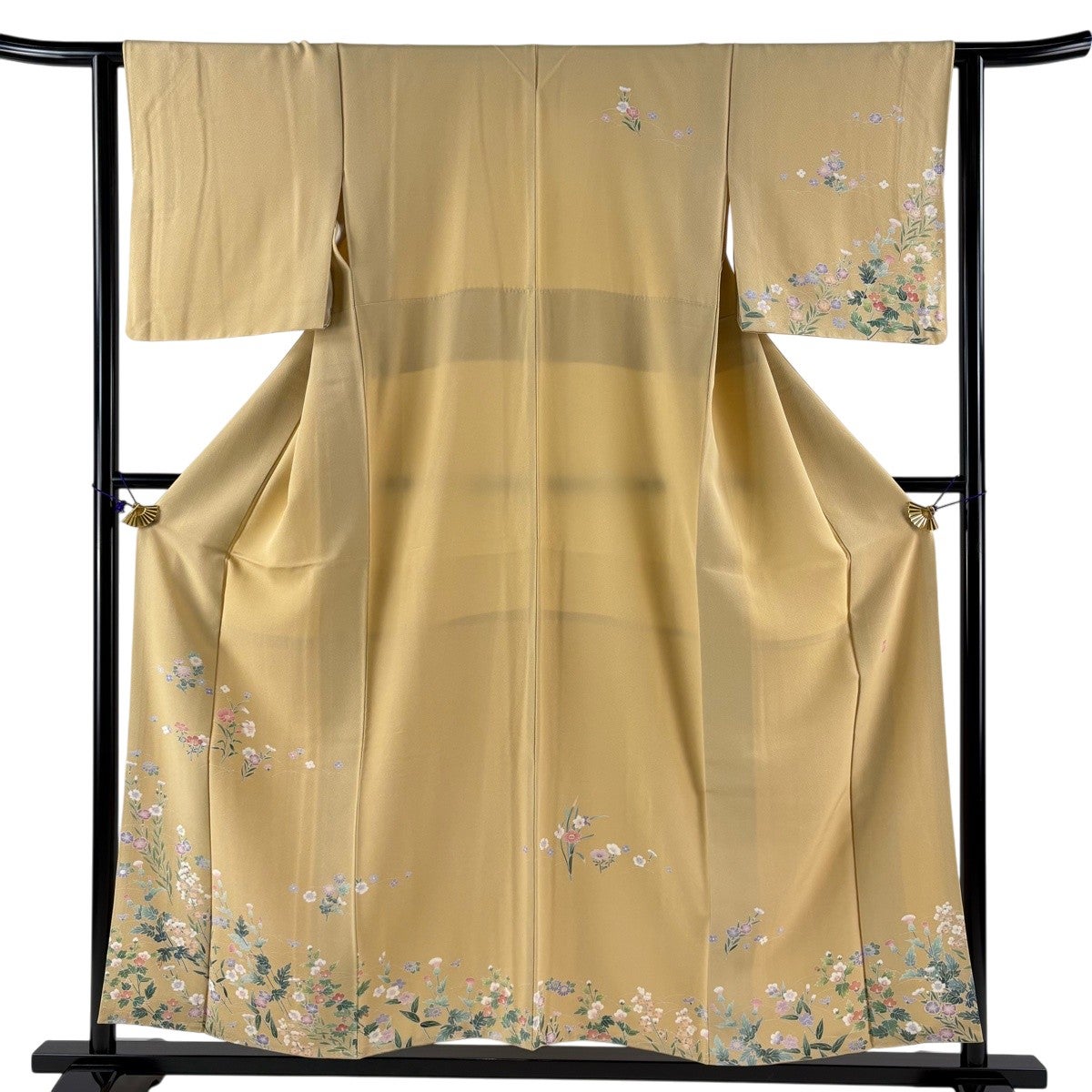 訪問着 身丈155.5cm 裄丈63cm 正絹 秀品 【中古】 訪問着 身丈155.5cm 裄丈63.5cm 正絹 秀品 中古 訪問着 身丈