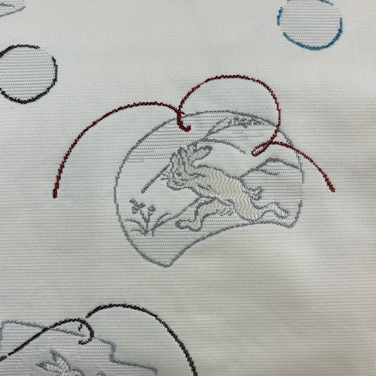 名古屋帯 名品 絵馬 鳥獣戯画 クリーム 正絹｜中古・古着・リサイクル