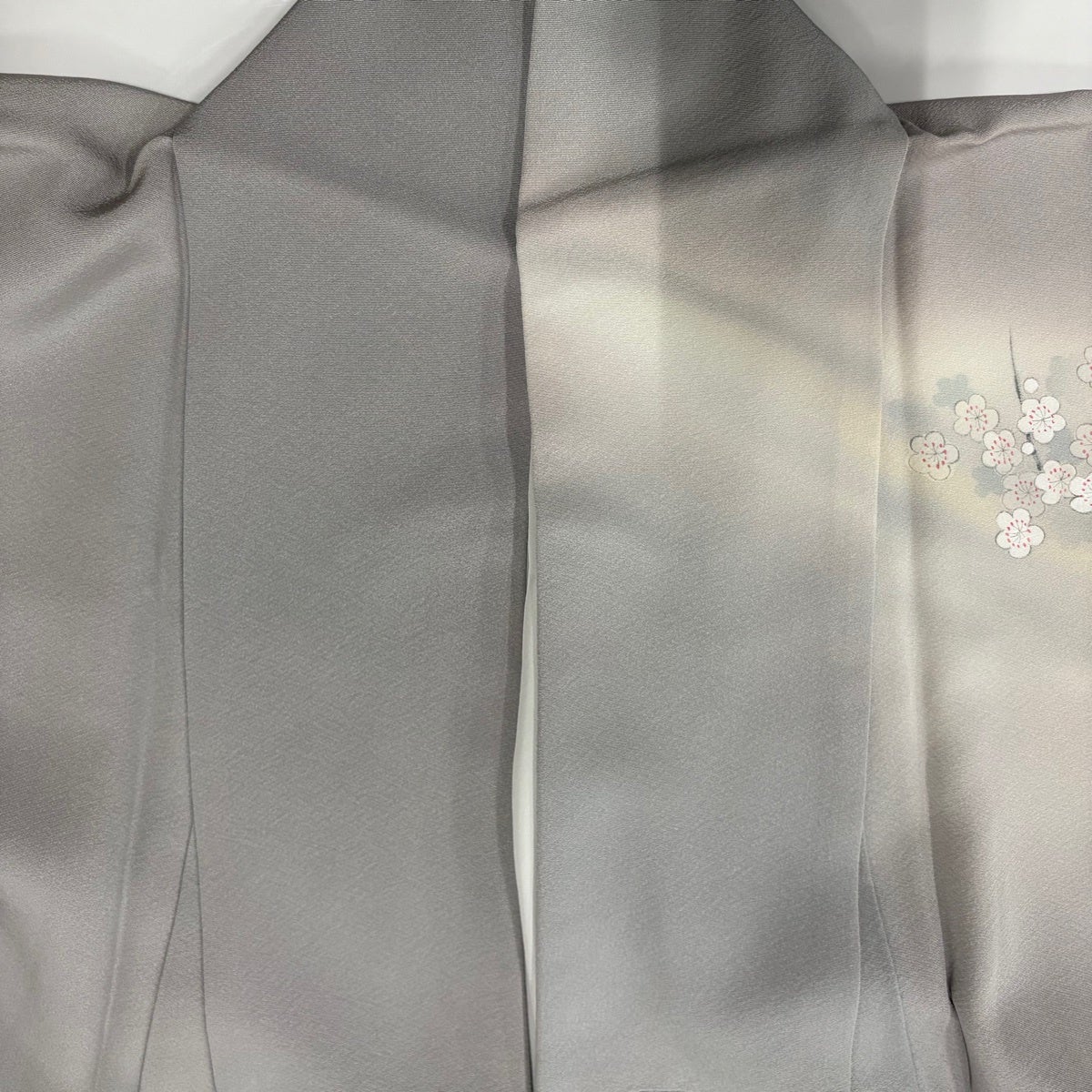 美品】 付下げ 身丈162cm 裄丈67.5cm L 袷 落款あり 枝梅 染め分け