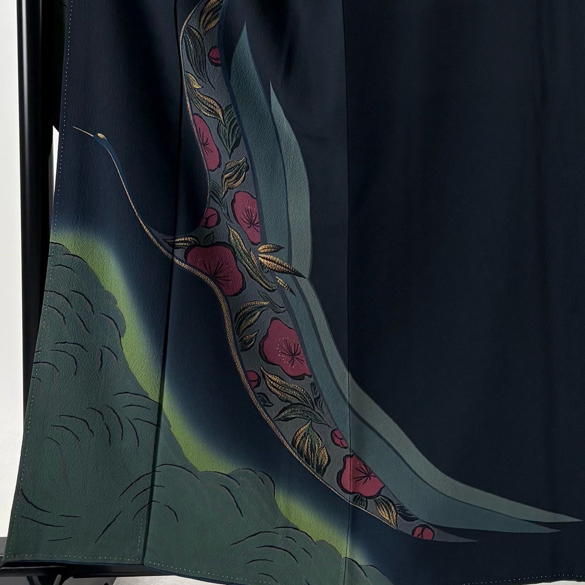 【美品】 振袖 身丈161.5cm 裄丈66.5cm 正絹 逸品 【中古】 美品】 振袖 身丈161cm 裄丈65.5cm 正絹 秀品 【中古】の通販 by